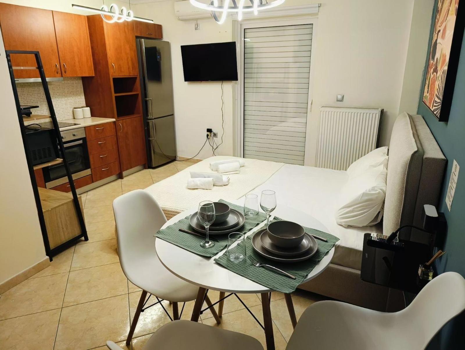 אתונה Aiolos Glyfada Super Lux Mini Apartment מראה חיצוני תמונה