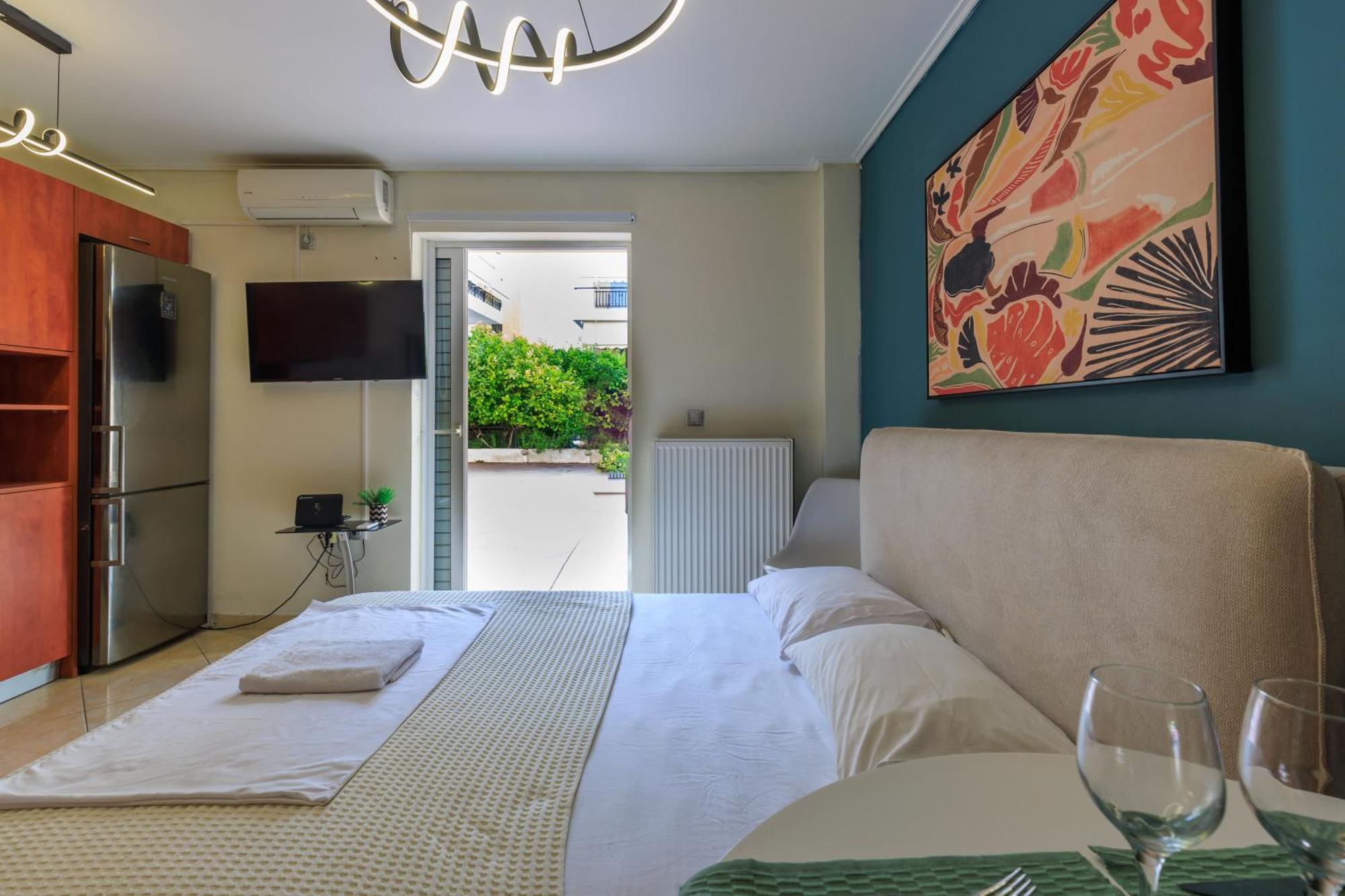 אתונה Aiolos Glyfada Super Lux Mini Apartment מראה חיצוני תמונה